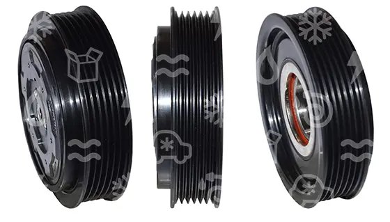 spojka pro kompresor DENSO 6SE/7SE, 110mm, 12V, poly V6, 35x52x12mm